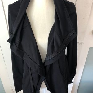 Yogalicious Angled Zip Sweatshirt